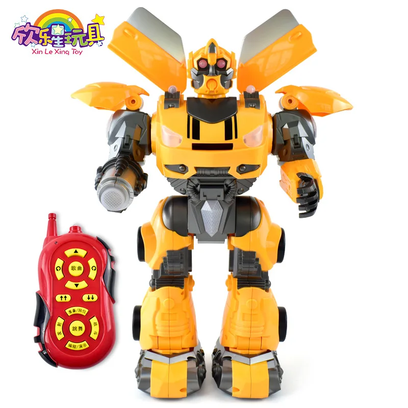

Gotta Send 6021 Multi-functional Remote Control Robot Bumblebee Robot Model Toy