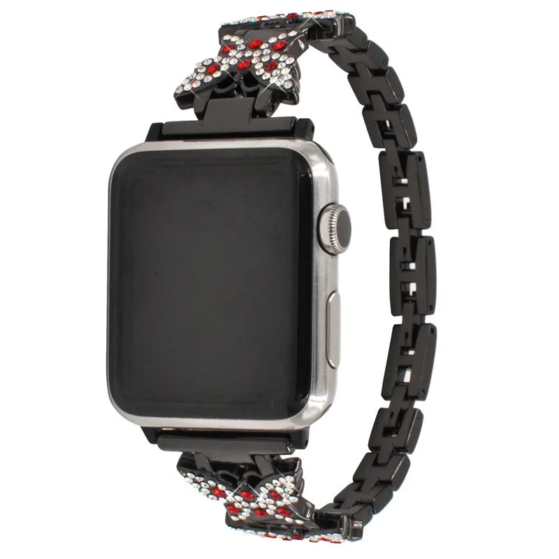 Ремешок из нержавеющей стали для Apple Watch 44, 42 мм, серия 5, 4, 3, 2, 1, сменная классическая версия для iWatch, ремешок 40, 38 мм, металлический ремень