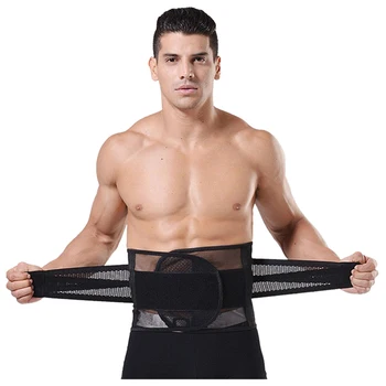 

Men Belly Waist Shaper Belt Aben Tummy Trimmer Cincher Girdle Burn Fat XL