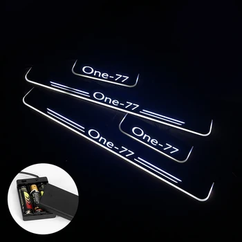 

AOGENIU LED Door Sill For ASTON MARTIN ONE-77 2010-2012 for Golf OEM Font Door Scuff Plate Pedal Threshold Car Accessory