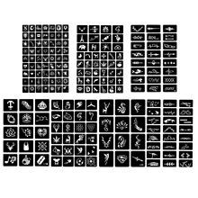 204 шт многоразовые временные трафареты для татуировки, шаблоны для лица и тела, блестящие краски для свадьбы, дня рождения, концерта, шаблоны для татуировки