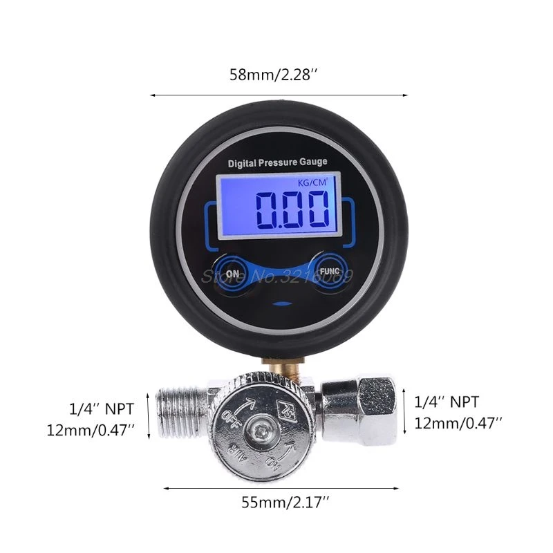 1/4" 200PSI Air Pressure Regulator Gauge Control Regulating For Any Spray Gun Whosale&Dropship