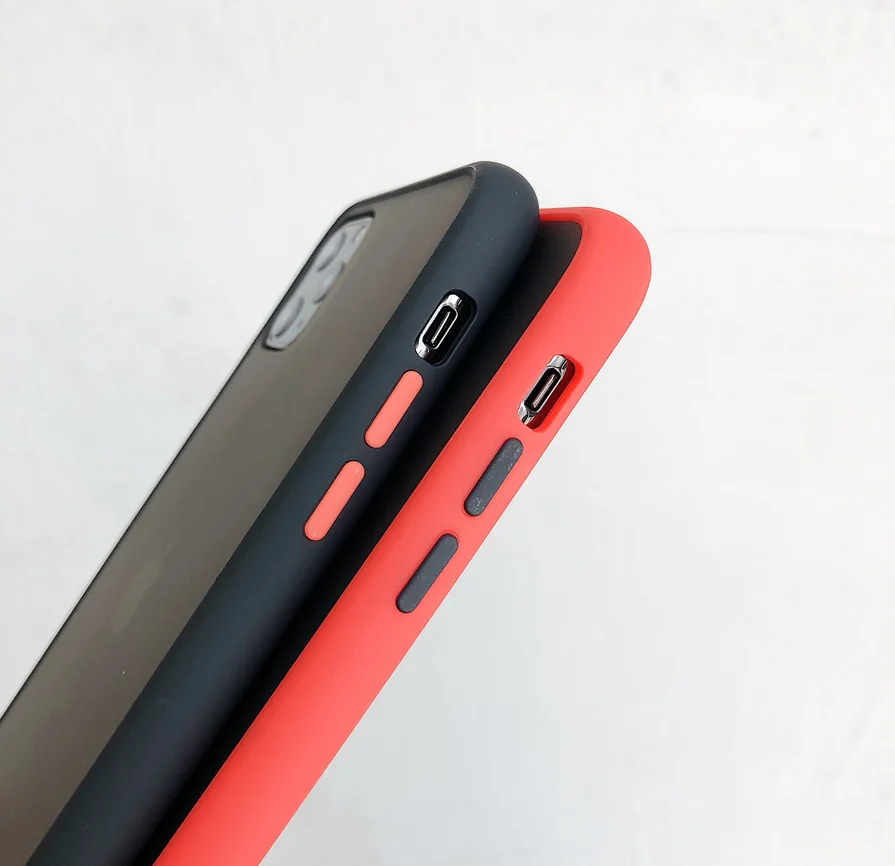 Однотонный прозрачный чехол для телефона без полей для iPhone11pro 11pro Max xs max XR 6 6S 7 Plus 8plus чехол для ухода за кожей