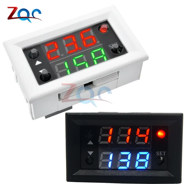 US $2.07 DC 12V Dual LED Display Time Relay Relay Module Timing Mini LED Digital Timer Relay Timing Delay Cy