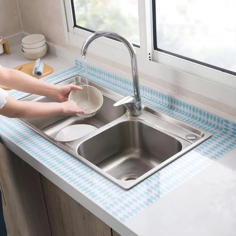 Kitchen Waterproof Oilproof Sink Sticker Wash Basin Sealing Tape ...
