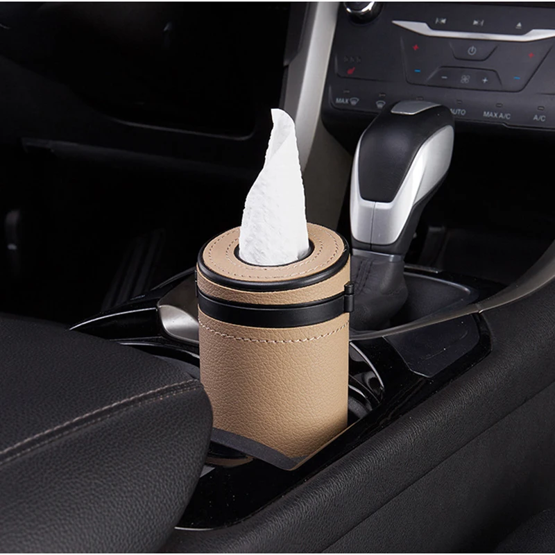 Car Round Canned Tissue Box Perfect Fit Cup Holder Facial Tissues, Cylinder  Tube Face Towel Holder Car Tissue Tube Box - AliExpress