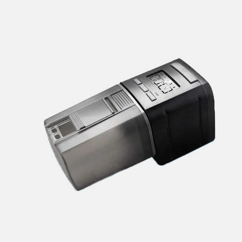 Baratos Vajilla de alimentación de pecera totalmente automática de sincronización inteligente alimentador de peces Mini alimentador de acuario