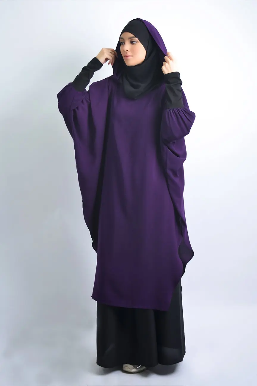 Hijab com capuz, Long Khimar, Abaya, Cobertura