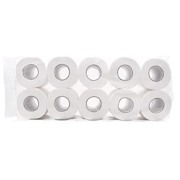 

White Toilet Paper Toilet Roll Tissue Roll Pack of 10 4Ply Paper Towels Tissue Household Toilet Paper Toilet Tissue Paper