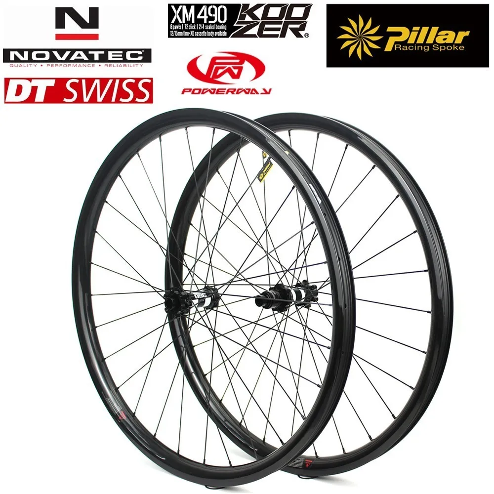 29er MTB Carbon Wheelset 28H 32H 28*24mm Use Super Light Only 310g Rim For Cross Country/All Mountain Bike Matte Glossy | Спорт и
