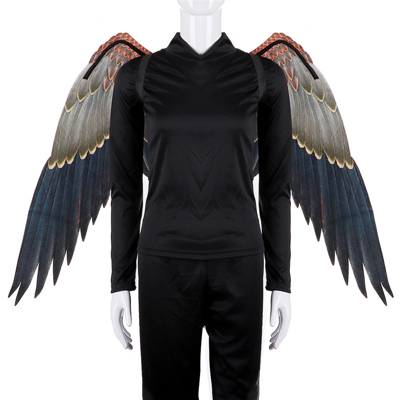 Новая мода Хэллоуин косплей украшения карнавал взрослый унисекс костюм Crazy Bird Wings Cutomes для вечерние