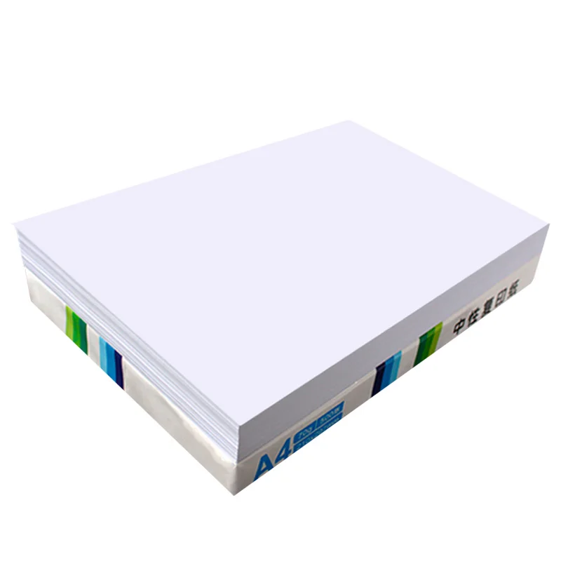 White A4 paper printing copy paper 100 sheets/packet manual drawing for office supplies light and durable