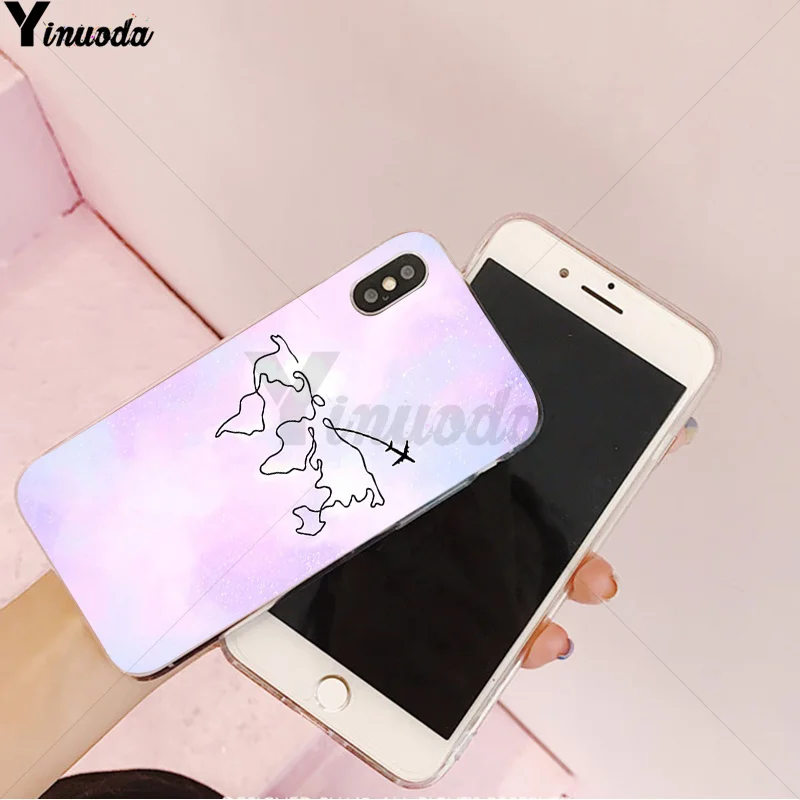Yinuoda Дорожная карта Ailplane Road sign TPU Мягкий силиконовый чехол для телефона iPhone 8 7 6 6S Plus 5 5S SE XR X XS MAX Coque Shell - Цвет: A9