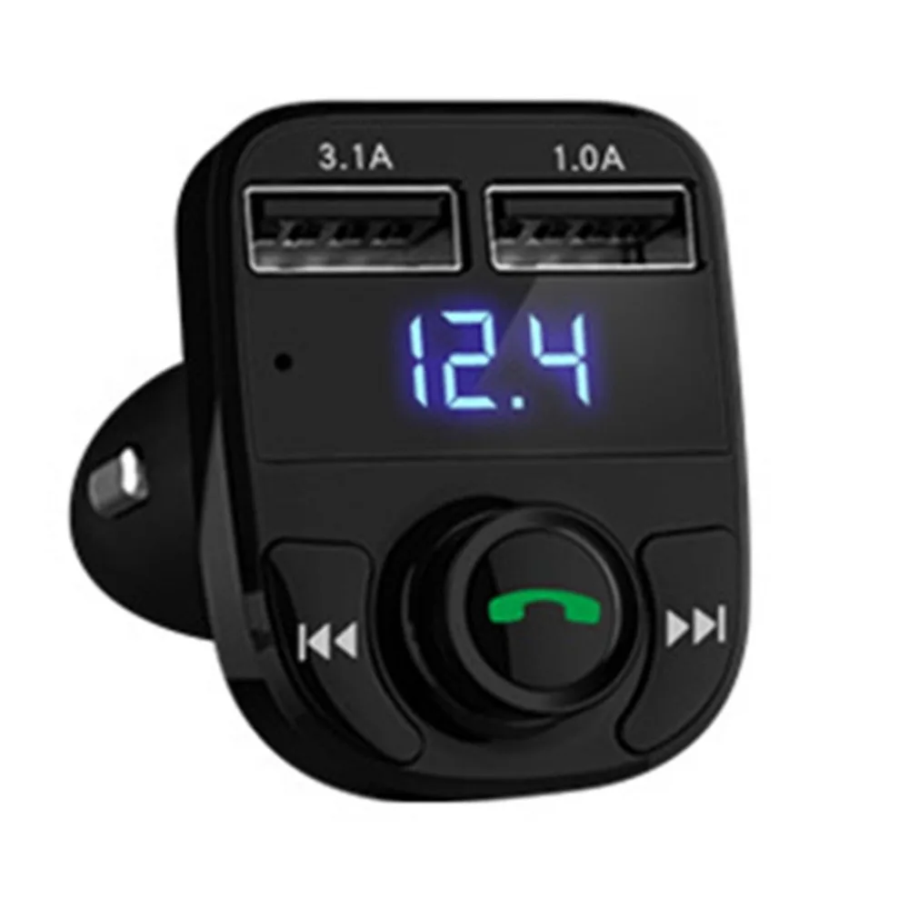 Беспроводной Bluetooth hands-free комплект fm-передатчик MP3-плеер для автомобиля lcd USB зарядное устройство FM модулятор автомобильные аксессуары