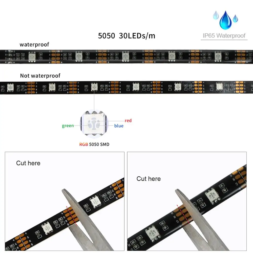 DC5V USB светодиодный шкаф светильник 1/2/3/4/5 м Bluetooth Кухня для домашнего шкафа одежды