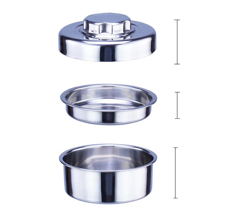 Stainless Steel Lunch Box Thermos Lunchbox School Student Bento Boxs Kids Adult Kitchen Bbq Tools Food Container Portable 11