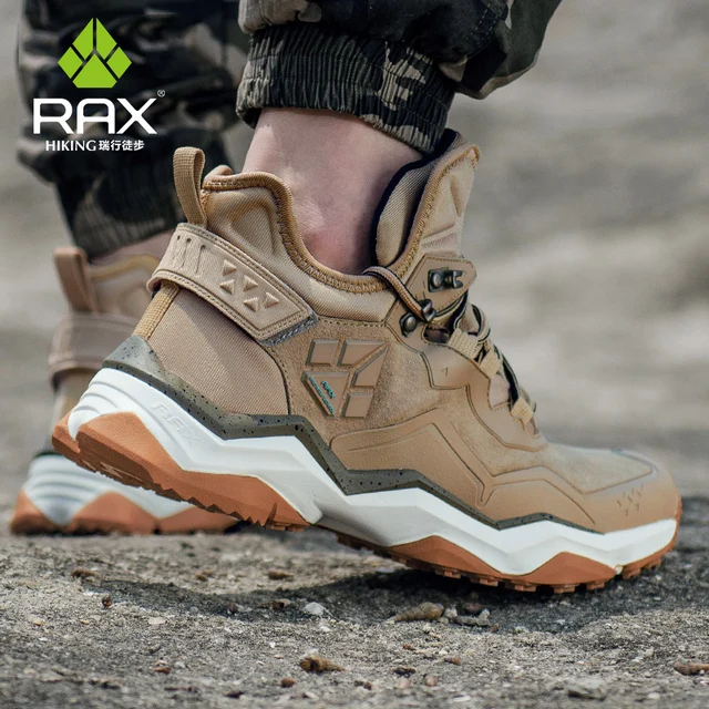 RAX zapatos de senderismo para hombre zapatillas de deporte de invierno impermeables para exteriores botas de