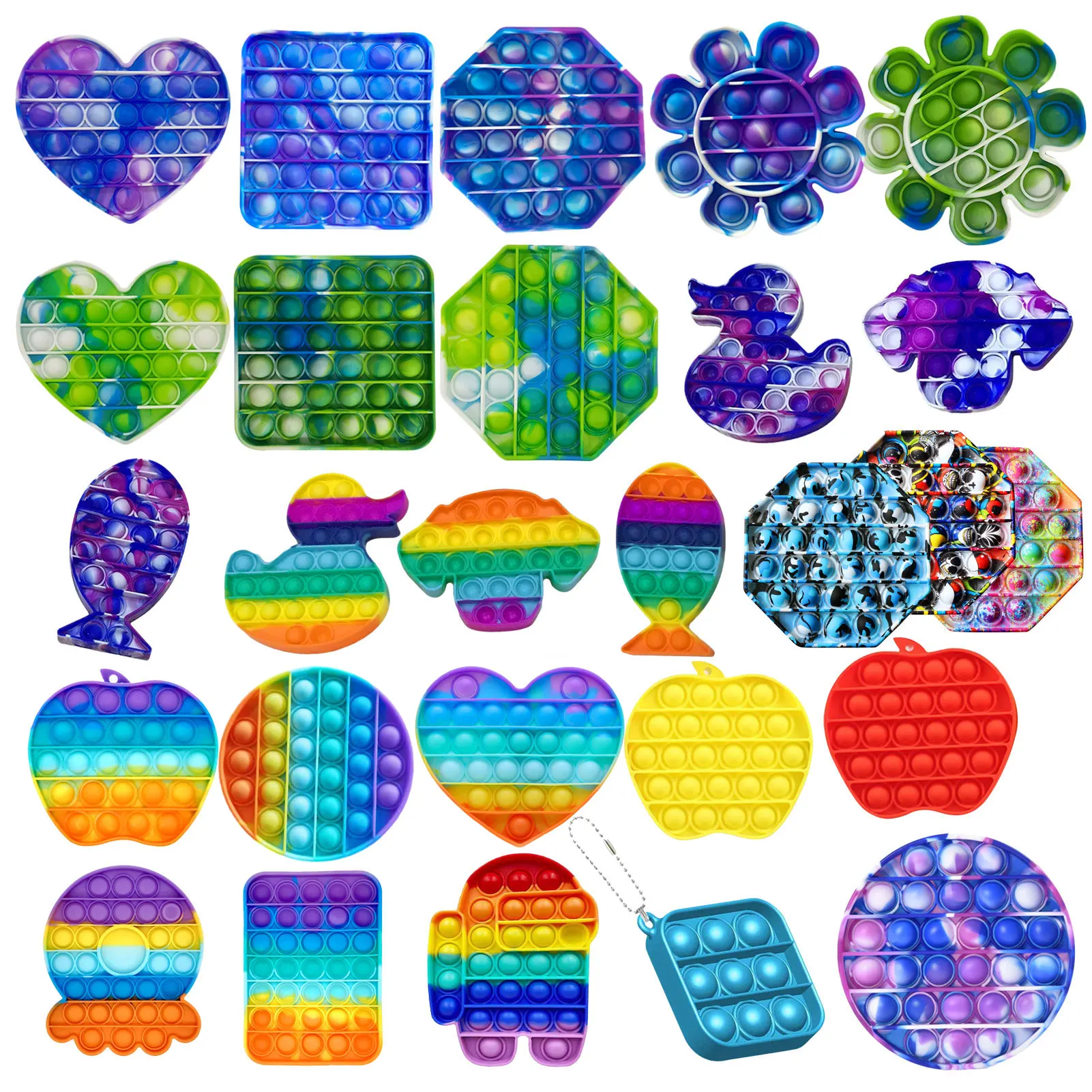 En oferta A papá de juguete sensorial autismo necesita blando estrés juguetes para adultos chico divertido Anti-estrés PopIt Fidget punk de estrés OnwZeKGp6Gl