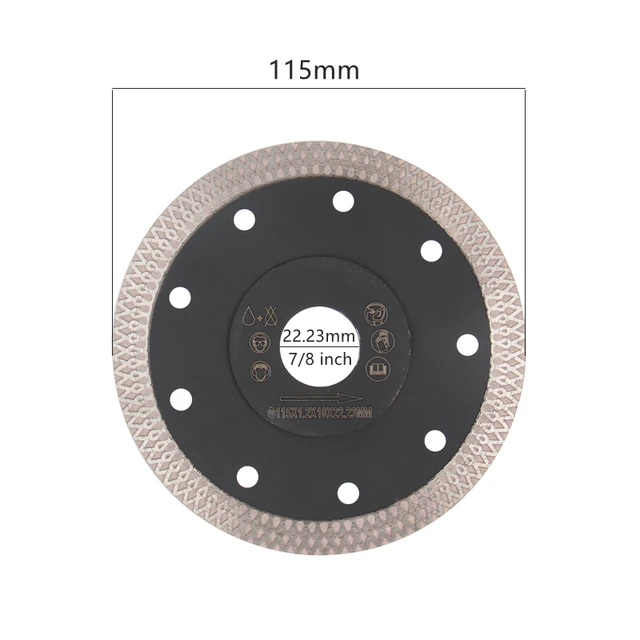 Free Shipping 105/115/125mm Angle Grinder Turbo Diamond Saw Blade Disc For Tile Marble Ceramic Grainite Porcelain Cutting Tools 115mm