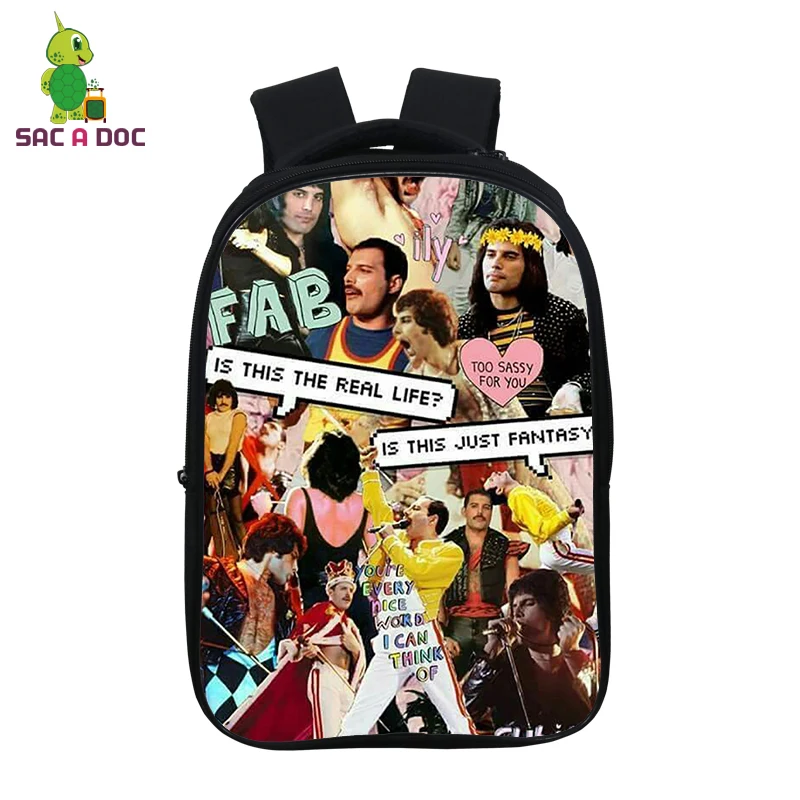 Mochila Freddie Mercury, мини рюкзак, женский рюкзак, школьные сумки для подростков, девочек и мальчиков, 14,5 дюймов, Детские рюкзаки, рюкзак для путешествий - Цвет: 142
