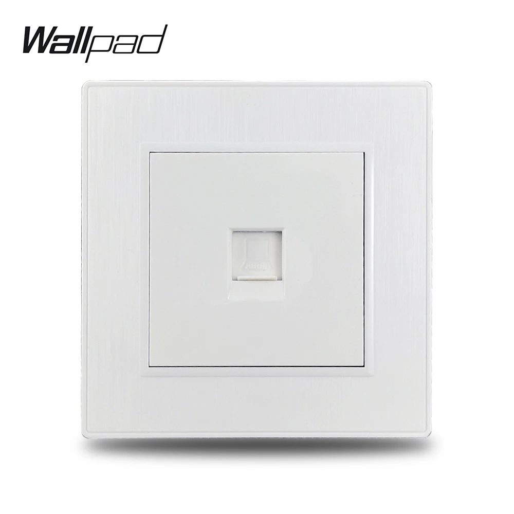 Wallpad S6 белый Ethernet Интернет-данных RJ45 CAT6 электропроводка розетки матовый ПК