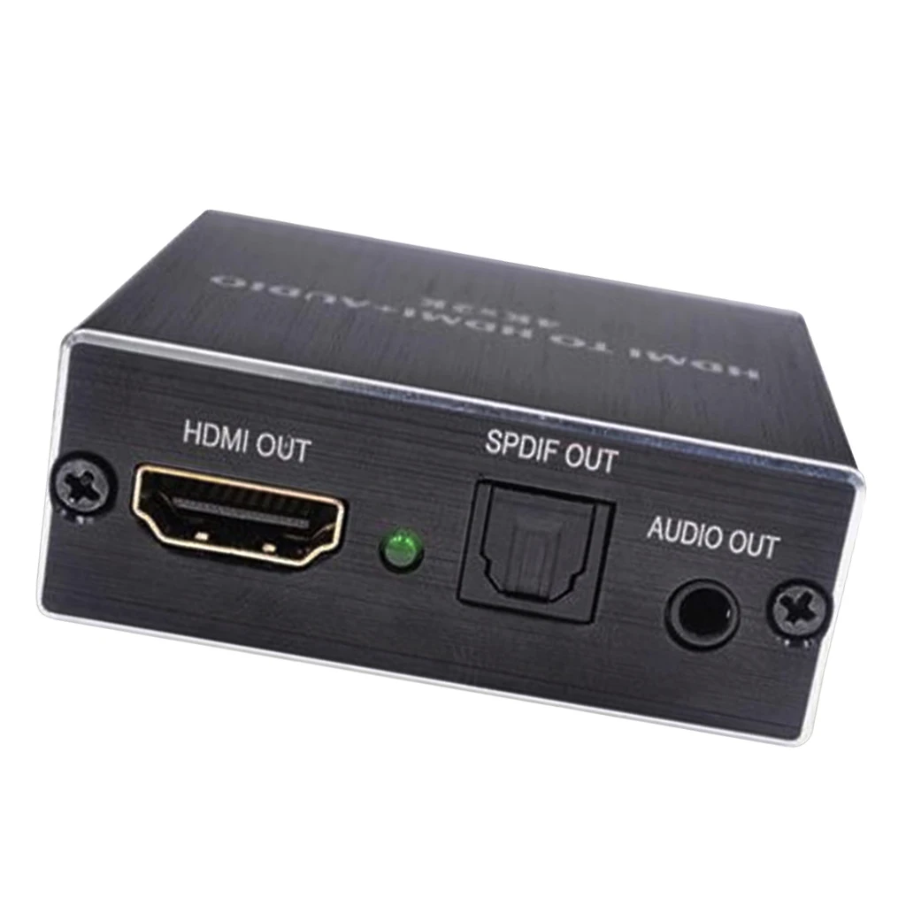 4K x 2K HDMI вход на выход + оптический SPDIF 3 5 мм аудио экстрактор конвертер сплиттер