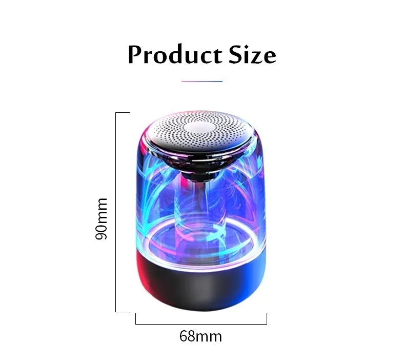 Bluetooth динамик Портативный беспроводной RGB светодиодный Bluetooth динамик s ночной Светильник HD HiFi мощный звук бар динамики Soundbar Мода
