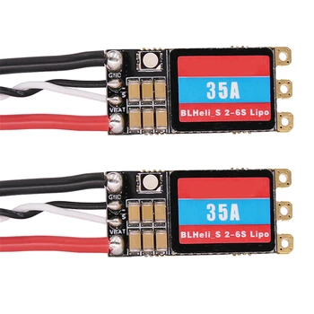 

For FPV Crossing Drone BLHeli_S 35A/45A Brushless ESC With LED Light 2S-6S LIPO for FPV Crossing Accessories