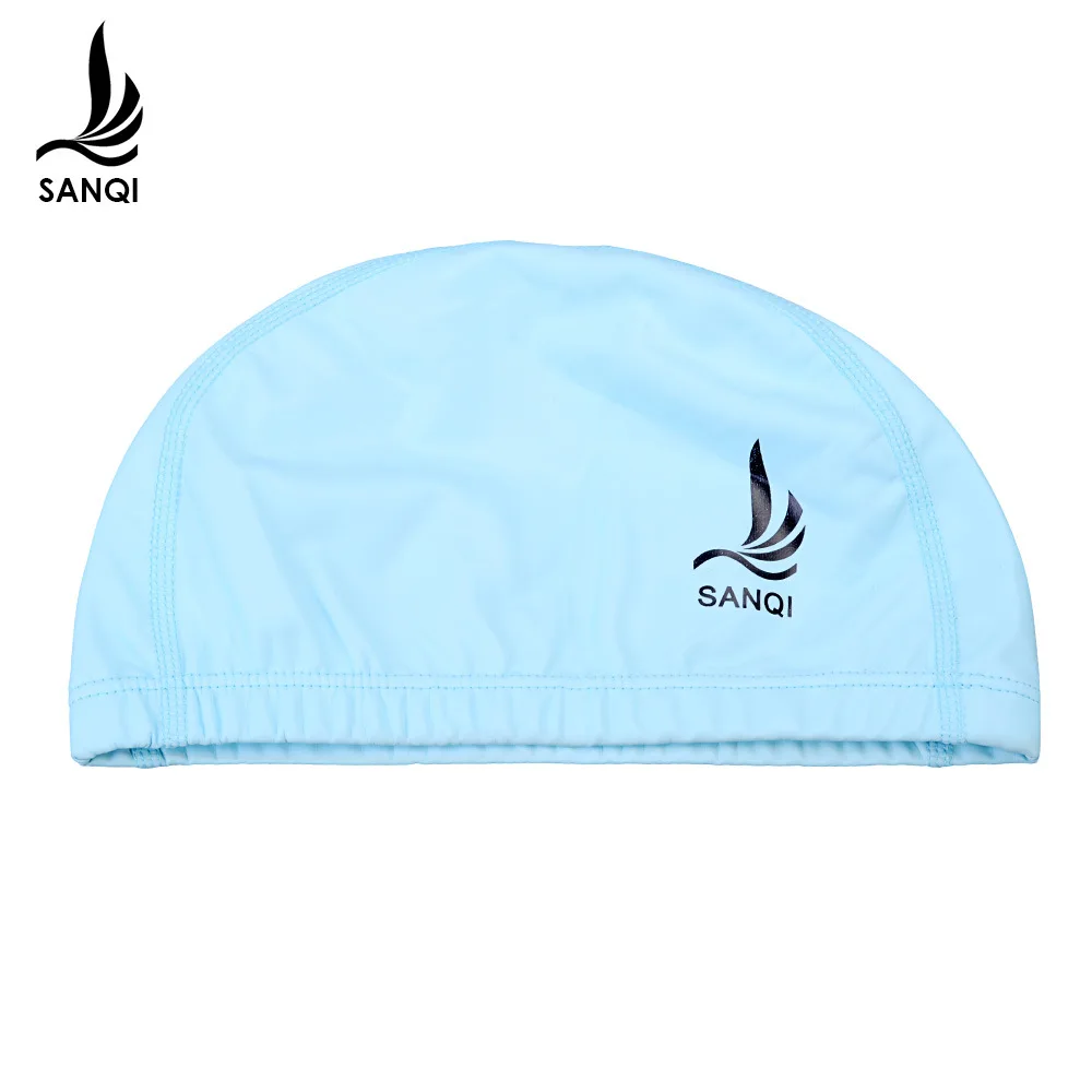 Напрямую от производителя, Sanqi, стиль, свободная дышащая мужская и женская шапочка для плавания, длинные волосы, большие размеры, горячие пружины Sw