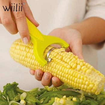 

Kitchen Gadgets Corn Stripper Cob Slicer Peeler Thresher Tool Corn Zipper Stainless Steel Corn Peeler Kernel Cutter