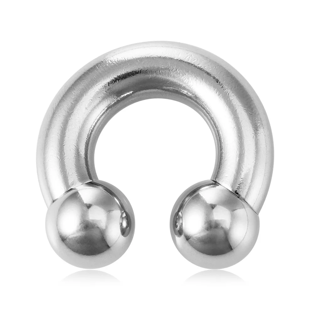 1PC0G8GSurgicalSteelSeptumPiercingJewelryEarGaugeCircular