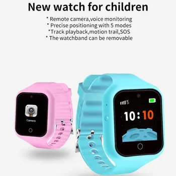 

Kids Smart Watch Phone IP67 SOS Call Alarm Clock Tracker Remote Monitor Multifunctional Emergency Call for Help Telephone