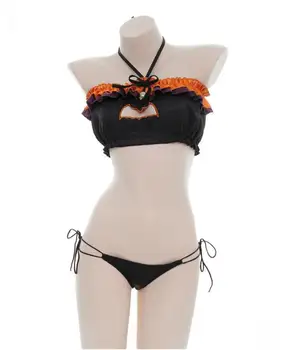 

Cosplay Sexy Womens Halloween Costumes Kawaii Lingerie Sexy Schoolgirl Bra Panty Lingerie Set Lolita Outfit Kawaii Underwear Hot