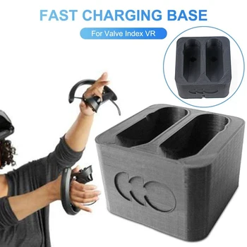 

Digital Devices Plug And Charge Fast Charging Base Free Standing Durable Hand Grip Stand Station Storage Holder For Valve Index