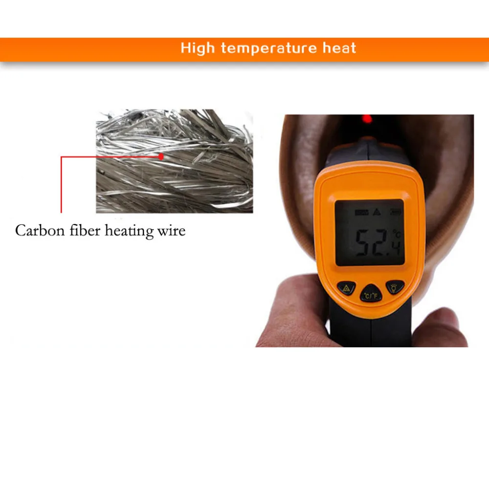 USB Heated Shoe Insoles Foot Warmer Sock Mat Winter Outdoor Sports Heating #4N20 (4)