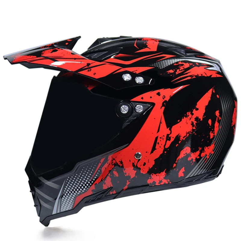 WLT Профессиональный Мото Кросс шлем взрослый полный шлем Мото Кросс с универсальными внедорожными шлемами S L M XL capacetes - Цвет: b8a