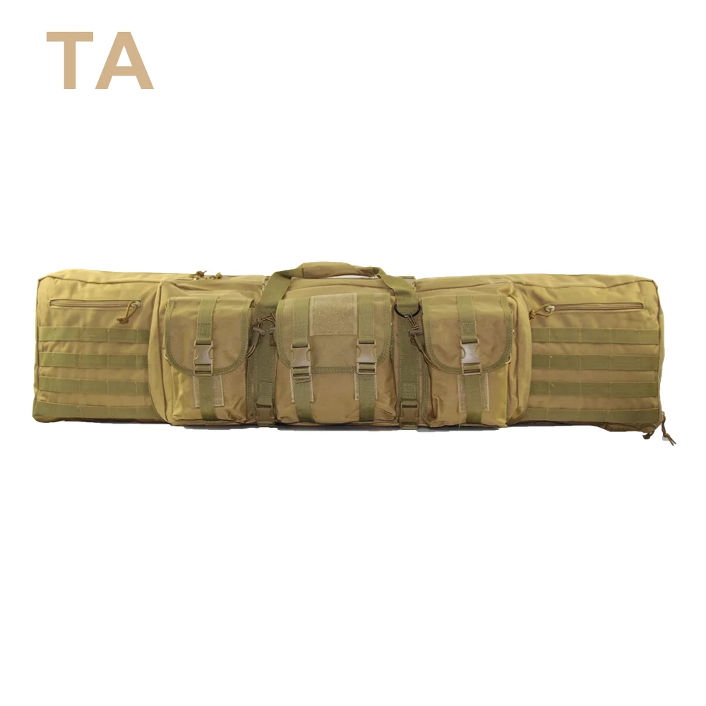 TA 47 ''120 см Военная Сумка molle Rifle Пистолет Чехол тактический наплечный Пакет air rifle охотничья сумка для M249 карабин AK47 M4 M16 пистолет - Цвет: TA