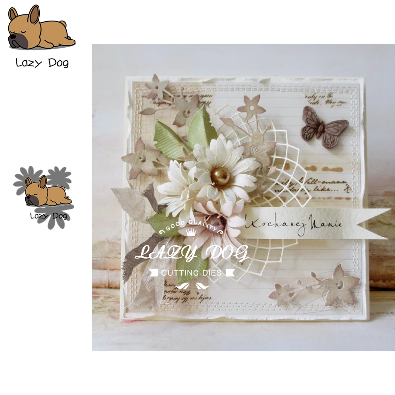 

3PCS Flower Series Metal Cutting Dies Scrapbooking Stencil DIY Decorative Craft Embossing Die Cuts Card Making New Dies For 2019