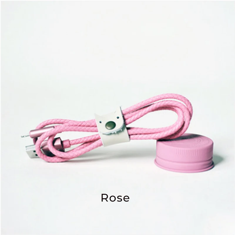 Rose Maoxin usb кабель micro 5pin 9 моделей для зарядки и передачи данных usb кабель для Android с пряжкой и бумажной трубкой - Цвет: Rose