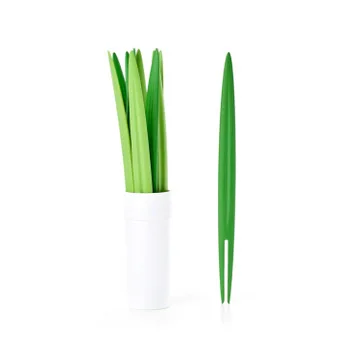 Bamboo Leaf вилка для фруктов лист фрукты вилка палка 10 упаковок ложка и вилка детская вилка