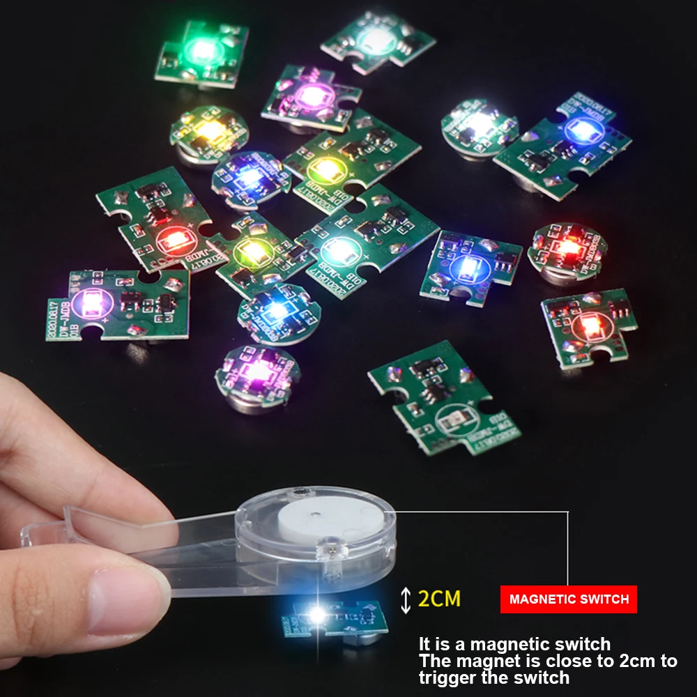 Buy DIY Modeling LED light Magnetron Switch Animation Figure plus Light ...