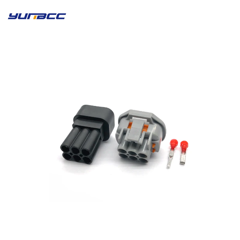 

2 Sets 6 Pin Way Super C6S-194G Aprillia CDI Accelerator Throttle Pedal Connector Female Male Plug 6189-0029 For Infiniti Toyota