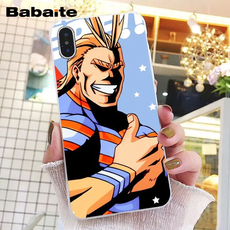 A6 Babaite аниме My Hero Academy deku bakugou Boku no Hero чехол для телефона iPhone XR 11 Pro Max XS MAX 8 7 6 6S Plus X 5 5S SE - Цвет: A6