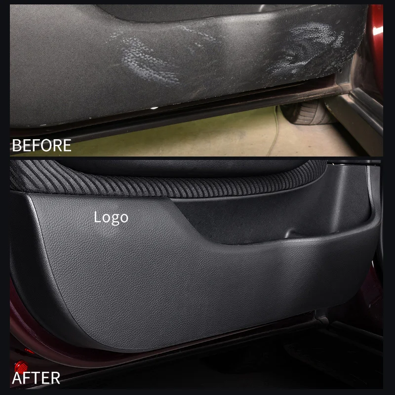 Car Door Anti Kick Pad Side Mat Protector Cover Sticker Accessories Leather For BMW MINI Cooper R56R55 R60 F54 F55 F56F57 13-20