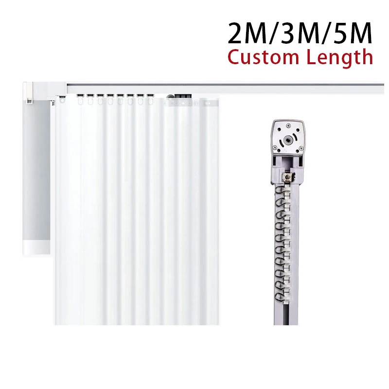 

Electric Curtain Track for Smart Curtain Automatic Motor Customizable Super Quite for smart home for EU main country