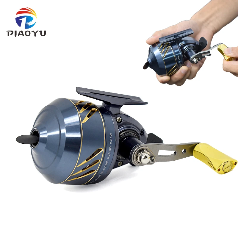 High Quality All Metal Fishing Reel Gear Ratio 3 9 1 Outdoor Hunting Slingshot Closed Aluminum Alloy Coil Wheel With Wristband Fishing Reels Aliexpress