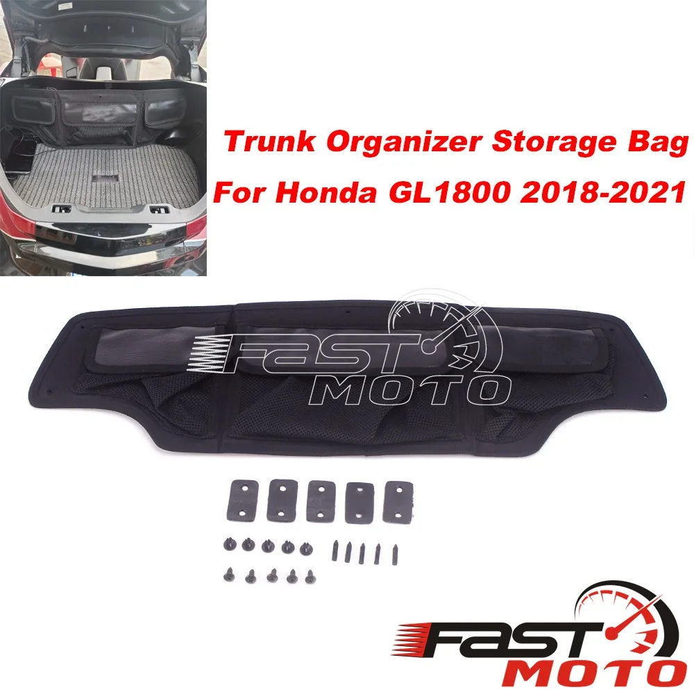 

08L78-MKC-A00 Motorcycle Trunk Organizer Storage Bag Rear Luggage Case Bag for Honda Goldwing GL1800 Tour DCT Model Airbag 18-20