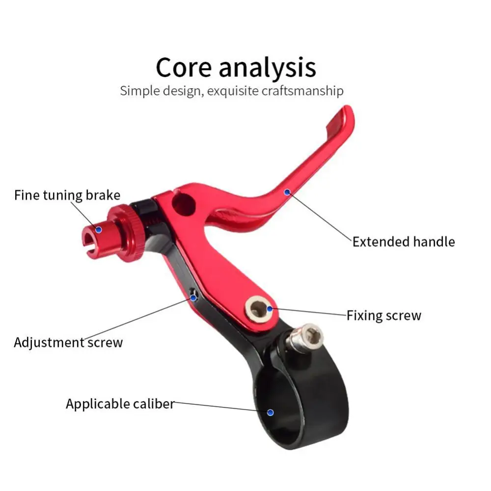 New Mountain Bicycle Aluminum Alloy Brake Lever Ultra Light Durable Bicycle Brake Handle