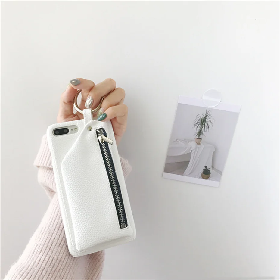Чехол-бумажник из искусственной кожи для iPhone XS MAX XR 7 8 6 6s чехол с кольцом-держателем для iPhone 11 Pro Max 8 plus чехол с карманом для карт