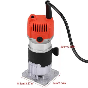 

Professional 30000R/Min Electric Hand Trimmer Carving Machine Woodworking Wood Laminator Router Tool Set Power Tools for Factory